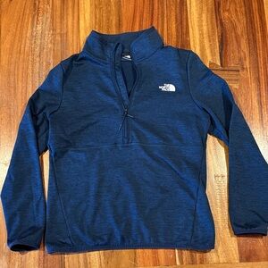 North Face Blue Quarter-Zip Pullover